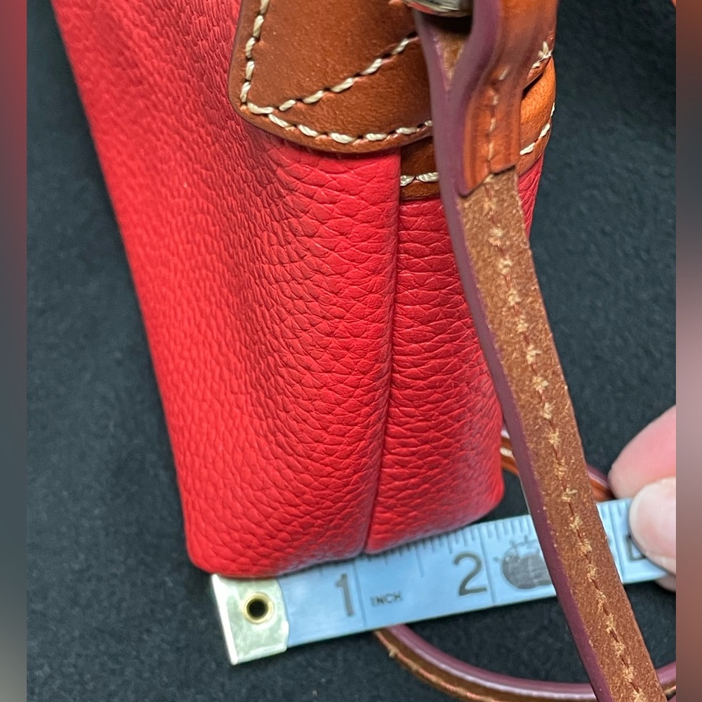 Dooney Bourke Boston Red Sox Leather Crossbody Bag MLB Pebble Grain Purse - Picture 8 of 12
